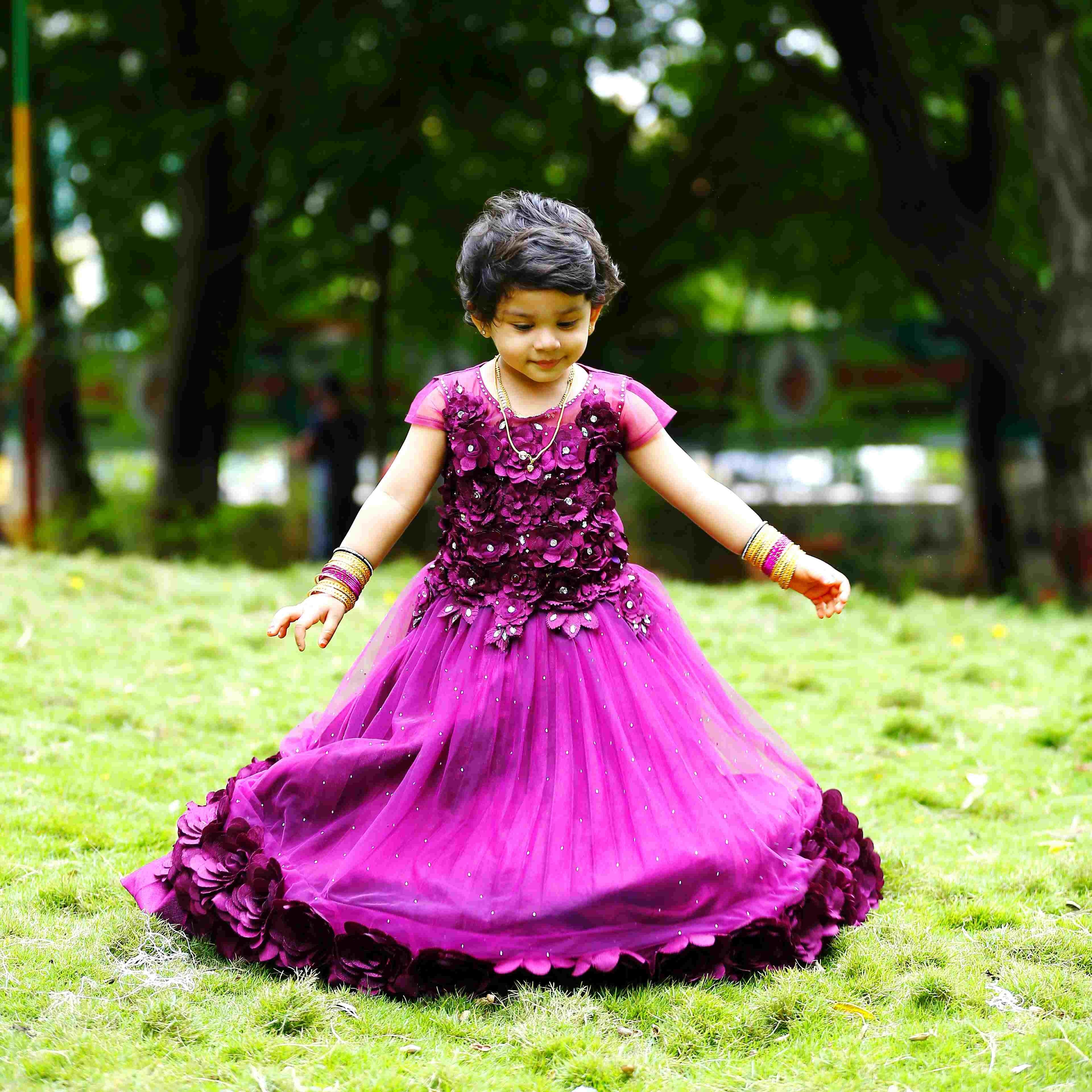 customised dresses for little girls - by best fashion designers in Pune - aura fashionista