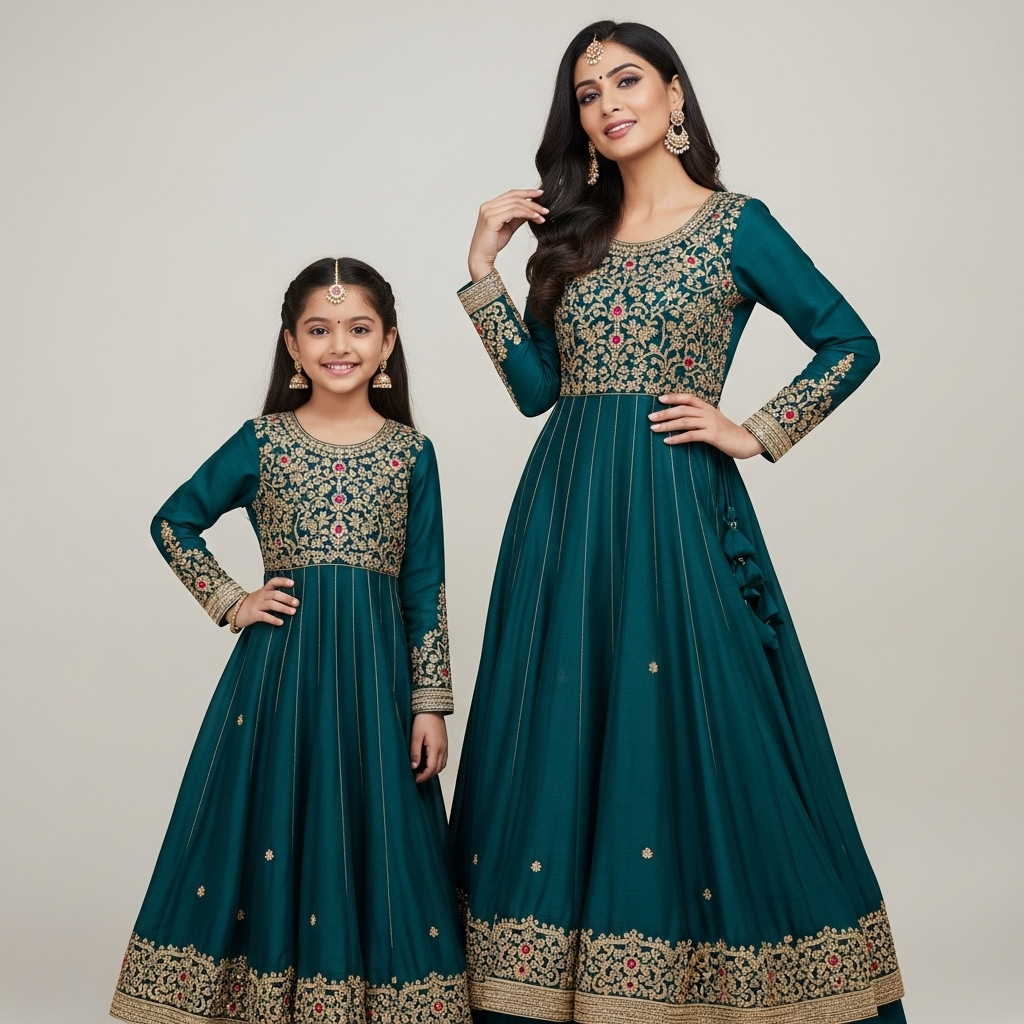 Mom & Daughter Combo Dresses by Fashion Designer’s in pune