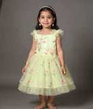 Young girl light green dress - Fashion designer in Pune