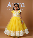 Yellow frok for girl - Fashion Designer in Pune