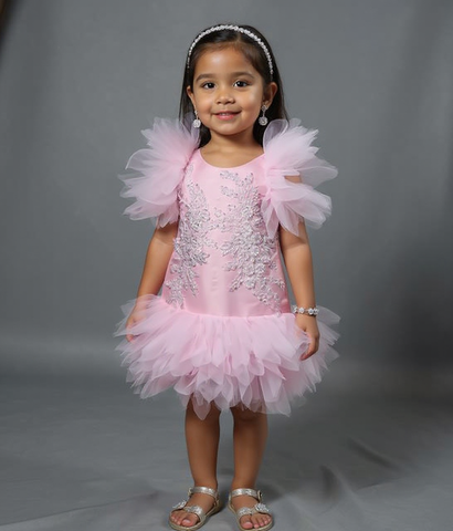 Cotton Candy Puff Dress