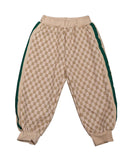 Beige baby pant with patterned design - Fashion Designer in Pune