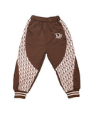 Beige track pant with a patterned design - Fashion Designer in Pune