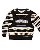 Black and beige striped sweater for kids - Fashion Designer in Pune