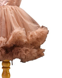 girl beige dress with a floral design - Fashion Desiner in Pune