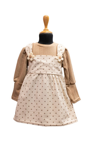 Cocoa Dots Knit Jumper Dress
