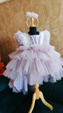 Young girl  pink ruffled dress - Fashion Designer in Pune