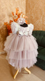 Young girl  pink ruffled dress - Fashion Designer in Pune